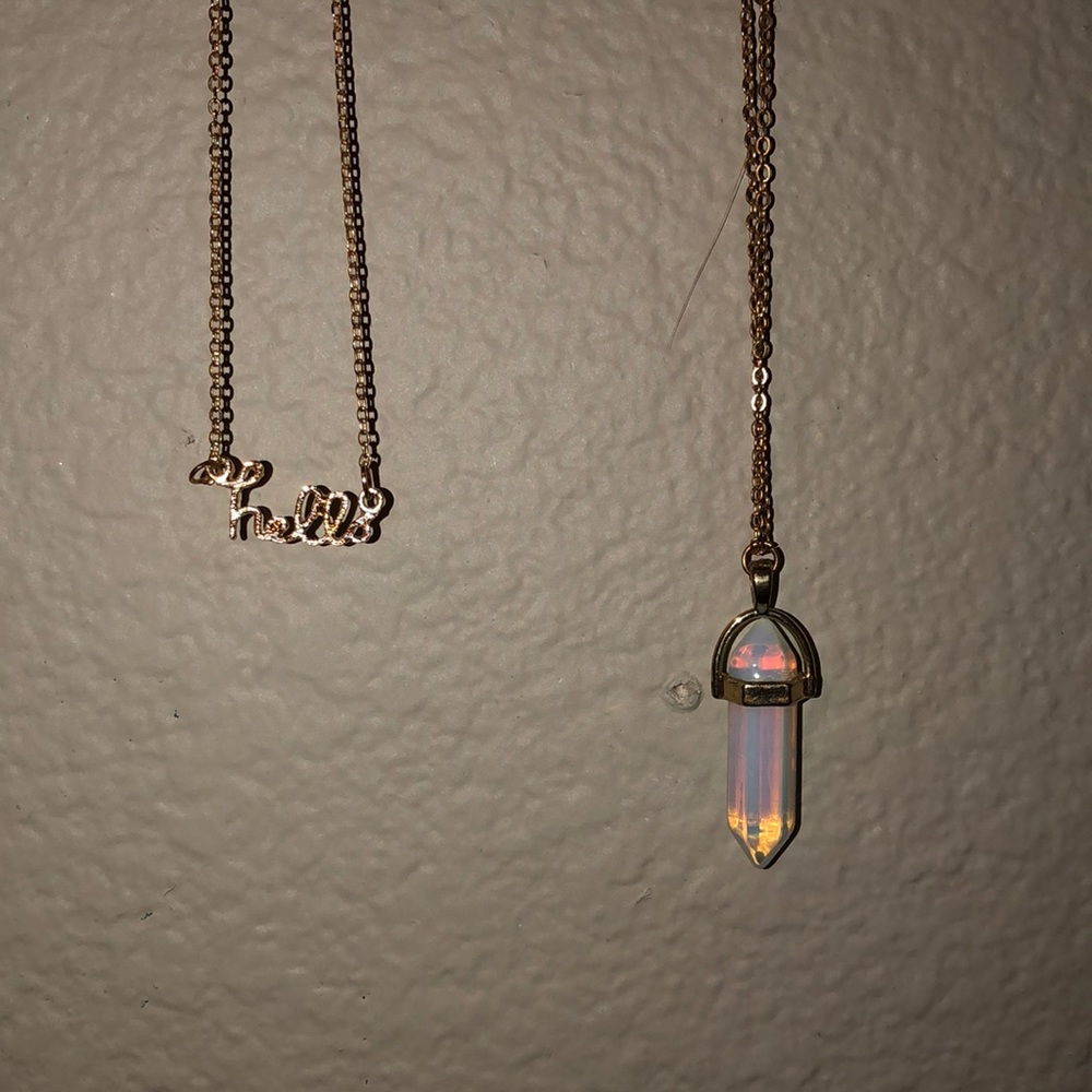 2 necklaces